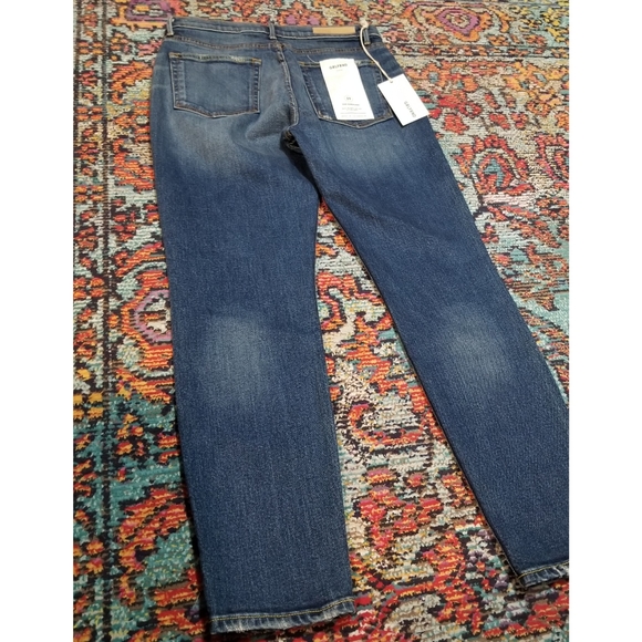 Grlfrnd Jeans NWT Karolina High Rise Straight Crop Jeans - Picture 2 of 5